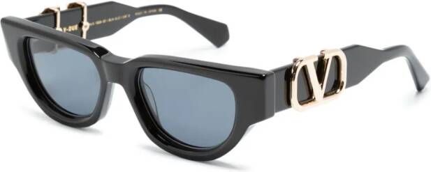 VALENTINO GARAVANI EYEWEAR VLogo Signature zonnebril met cat-eye montuur Zwart
