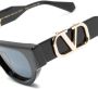 VALENTINO GARAVANI EYEWEAR VLogo Signature zonnebril met cat-eye montuur Zwart - Thumbnail 3