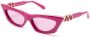 Valentino Eyewear Zonnebril met cat-eye montuur Roze - Thumbnail 2