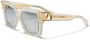 VALENTINO GARAVANI EYEWEAR Zonnebril met oversized montuur Wit - Thumbnail 2