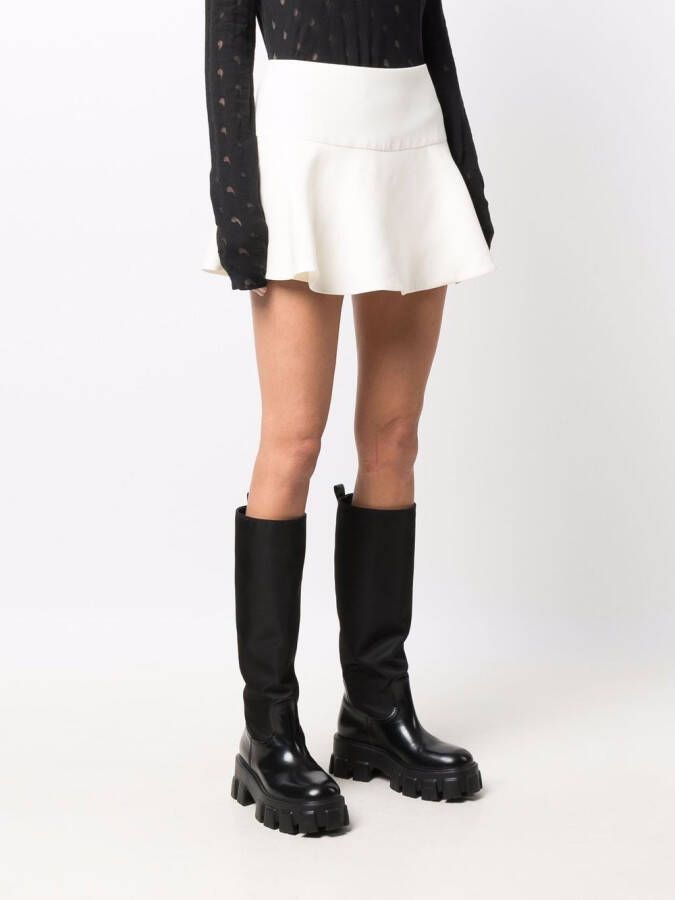Valentino Garavani Flared mini-skort Beige