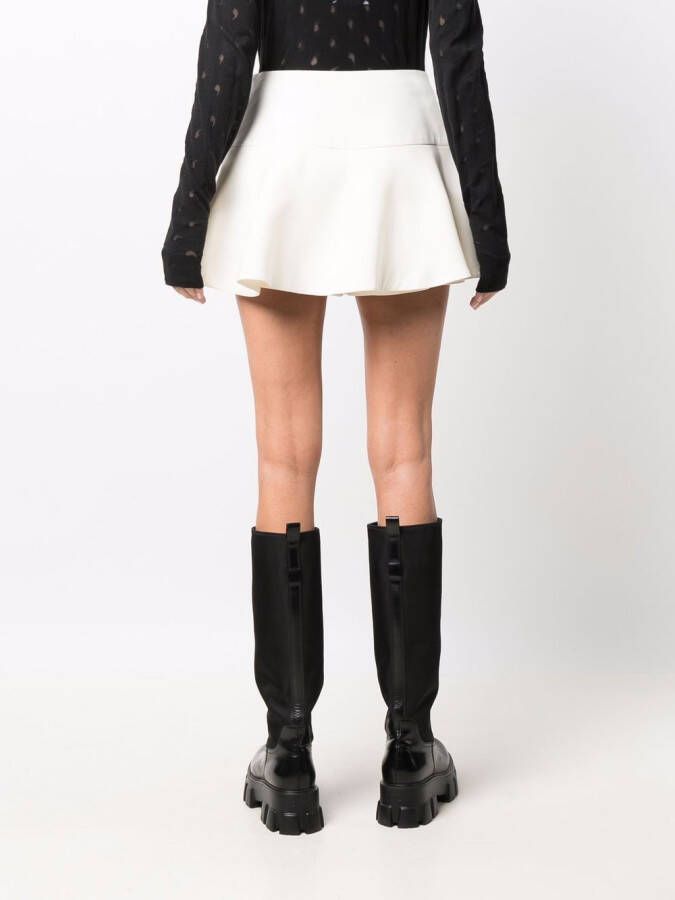 Valentino Garavani Flared mini-skort Beige