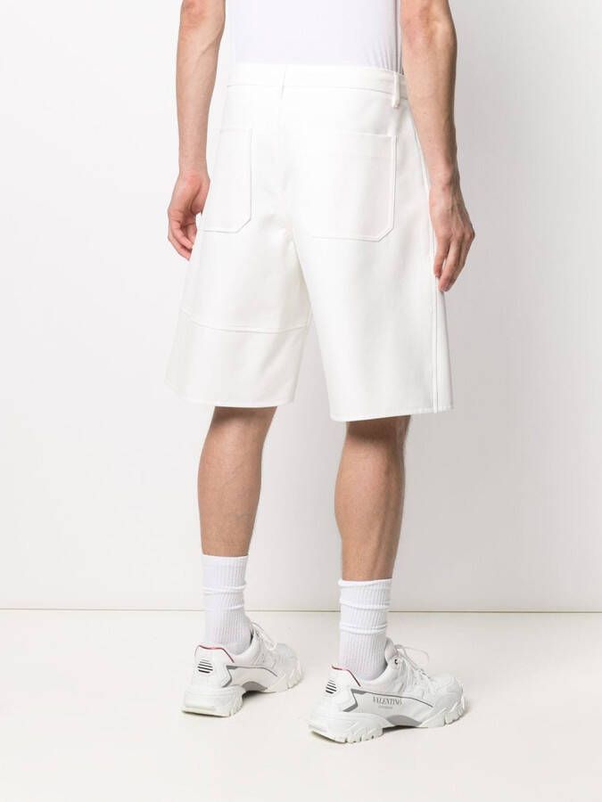 Valentino Garavani Formele shorts Wit
