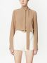 Valentino Garavani Blouse met sjaaldetail Beige - Thumbnail 3