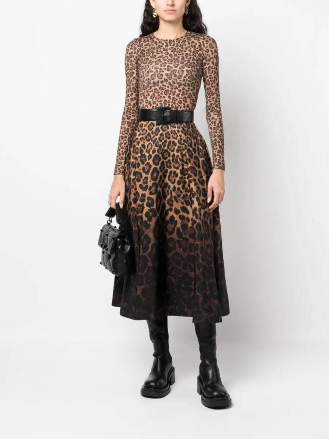 Valentino Garavani Bodysuit met print Beige