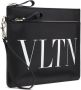 Valentino Garavani Clutch met logoprint Zwart - Thumbnail 4