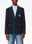Valentino Garavani VLogo blazer met enkele rij knopen Blauw - Thumbnail 3