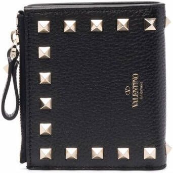 Valentino Garavani Compacte portemonnee Zwart