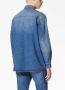 Valentino Garavani VLogo Signature denim overhemd Blauw - Thumbnail 4