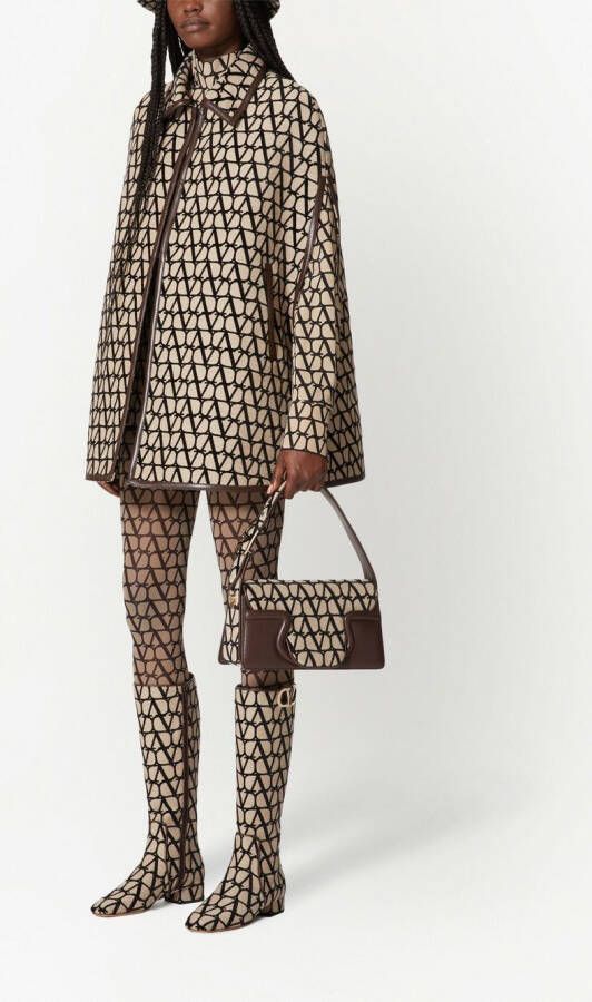 Valentino Garavani Le Grand Deuxième schoudertas Bruin