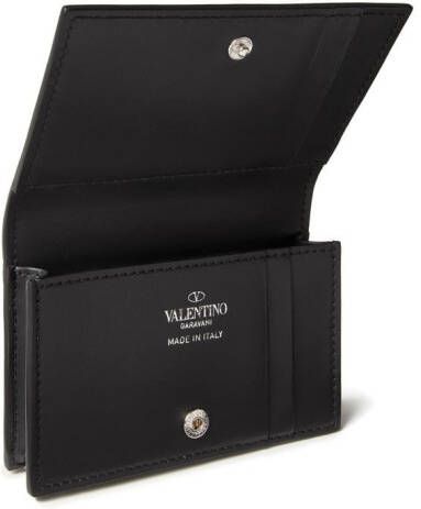 Valentino Garavani Leren portemonnee Zwart