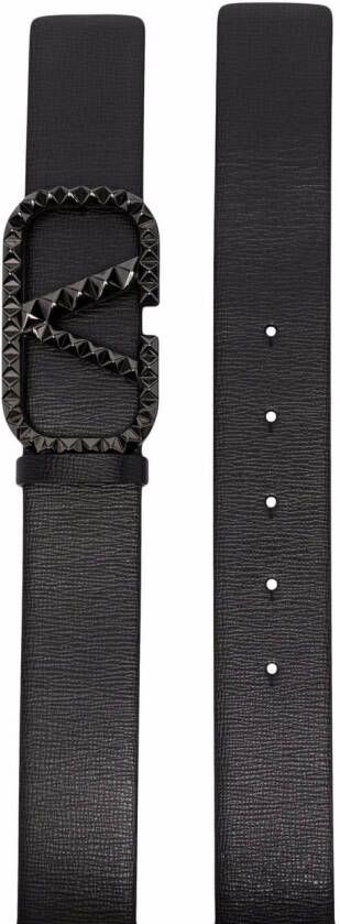 Valentino Garavani Leren riem Zwart