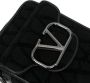 Valentino Garavani Locò Toile Iconographe clutch Zwart - Thumbnail 4