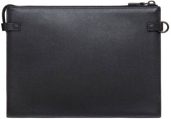 Valentino Garavani Clutch met logoplakkaat Zwart