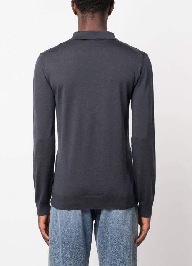 Valentino Garavani Wollen poloshirt Grijs