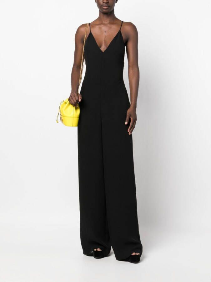 Valentino Garavani Mouwloze jumpsuit Zwart