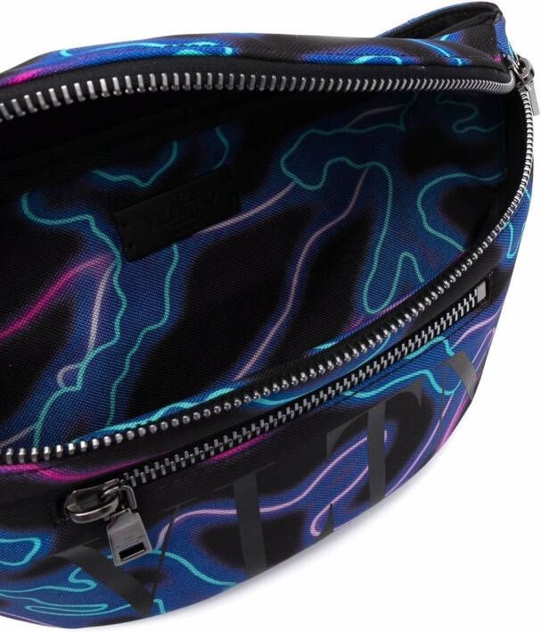 Valentino Garavani Neon heuptas met camouflageprint Zwart