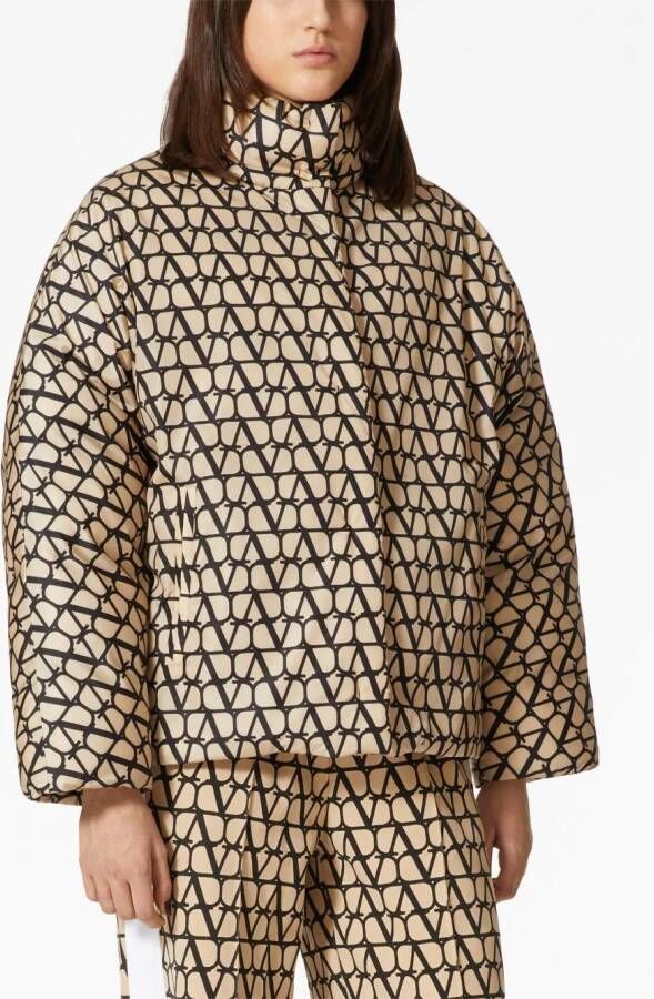 Valentino Garavani Toile Iconographe donsjack Beige
