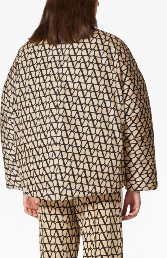 Valentino Garavani Toile Iconographe donsjack Beige
