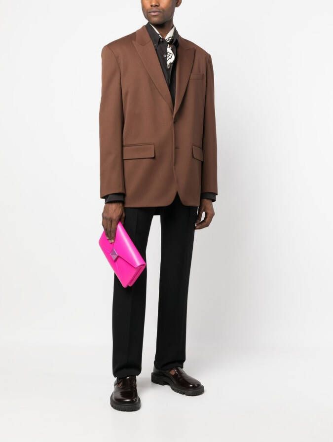 Valentino Garavani Rockstud clutch Roze