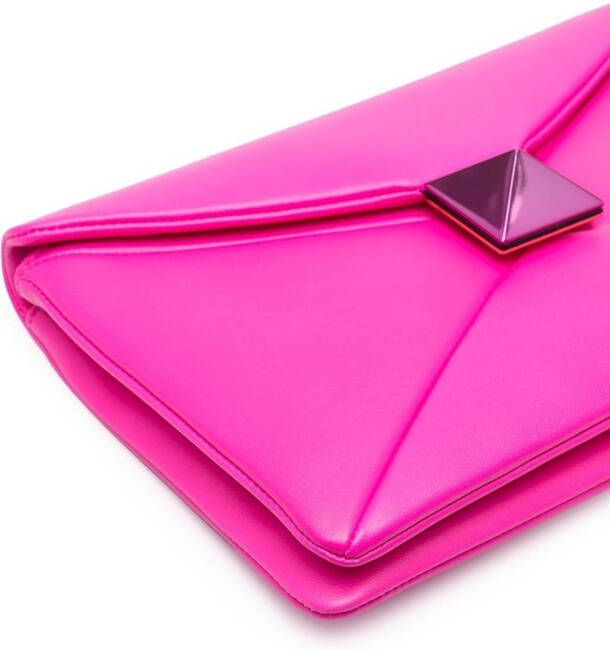 Valentino Garavani Rockstud clutch Roze