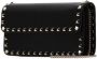 Valentino Garavani Rockstud leren clutch Zwart - Thumbnail 4