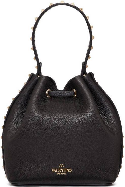 Valentino Garavani Rockstud verfraaide schoudertas Zwart