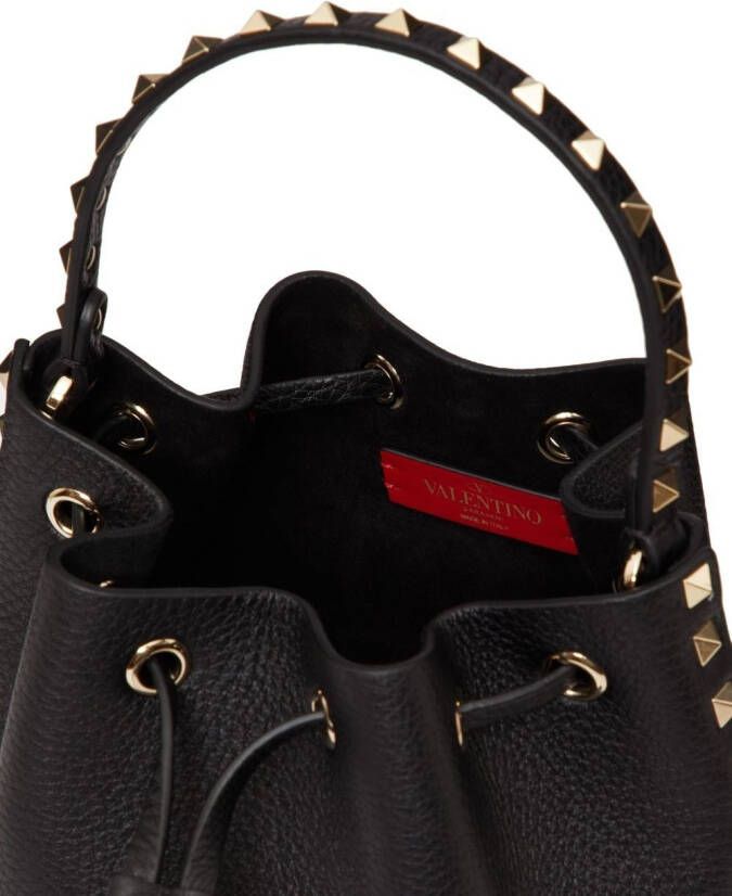 Valentino Garavani Rockstud verfraaide schoudertas Zwart