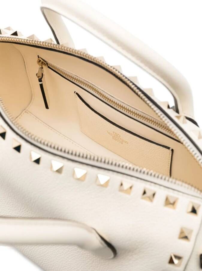 Valentino Garavani Rockstud shopper Wit