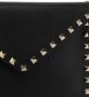 Valentino Garavani Rockstud leren clutch Zwart - Thumbnail 4