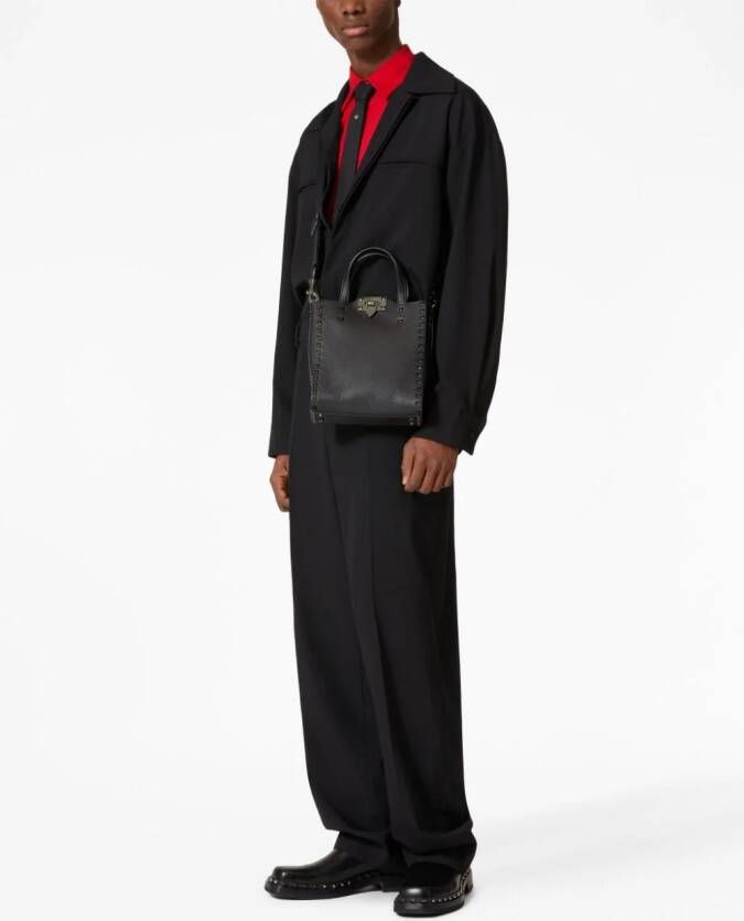 Valentino Garavani Rockstud kleine shopper Zwart