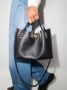 Valentino Garavani Rockstud kleine shopper Zwart - Thumbnail 2
