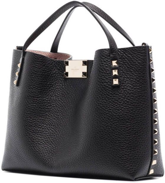 Valentino Garavani Rockstud kleine shopper Zwart