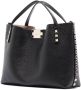 Valentino Garavani Rockstud kleine shopper Zwart - Thumbnail 3
