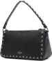 Valentino Garavani Rockstud leren crossbodytas Zwart - Thumbnail 4