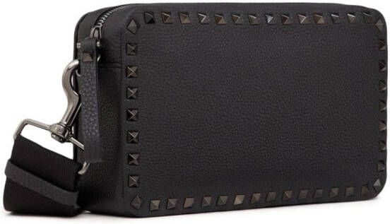 Valentino Garavani Rockstud leren crossbodytas Zwart