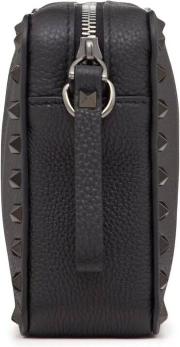 Valentino Garavani Rockstud leren crossbodytas Zwart