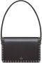 Valentino Garavani Rockstud leren schoudertas Zwart - Thumbnail 3
