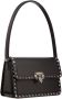 Valentino Garavani Rockstud leren schoudertas Zwart - Thumbnail 4