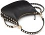 Valentino Garavani Rockstud leren schoudertas Zwart - Thumbnail 5