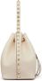 Valentino Garavani Rockstud schoudertas Beige - Thumbnail 4