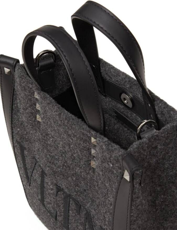 Valentino Garavani Rockstud shopper Grijs