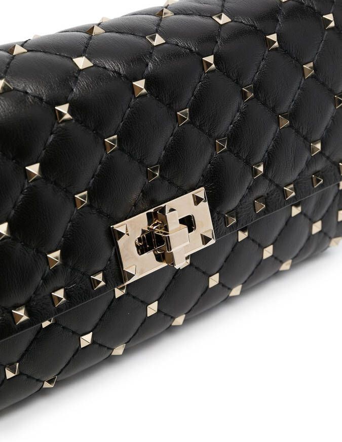 Valentino Garavani Rockstud crossbodytas met spikes Zwart