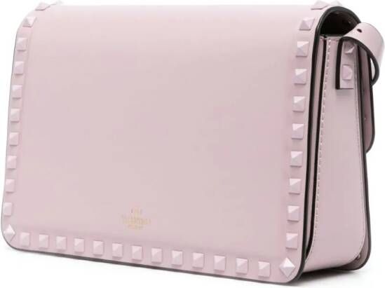 Valentino Garavani Rockstud 23 leren schoudertas Roze