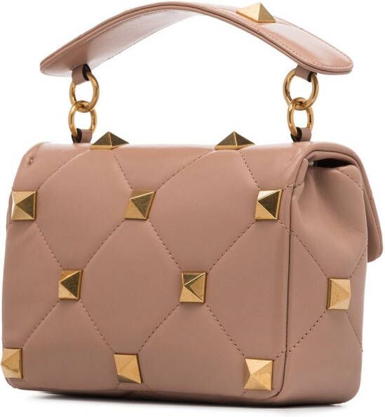 Valentino Garavani Roman Stud medium schoudertas Roze