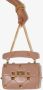 Valentino Garavani Roman Stud medium schoudertas Roze - Thumbnail 4