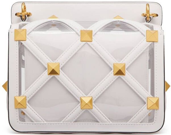 Valentino Garavani Roman Stud schoudertas Wit