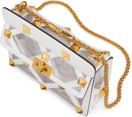 Valentino Garavani Roman Stud schoudertas Wit
