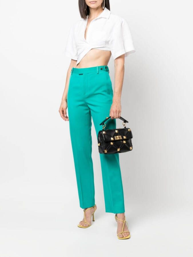 Valentino Garavani Roman Stud medium schoudertas Zwart