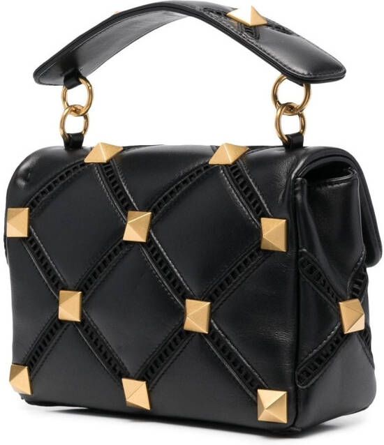 Valentino Garavani Roman Stud medium schoudertas Zwart